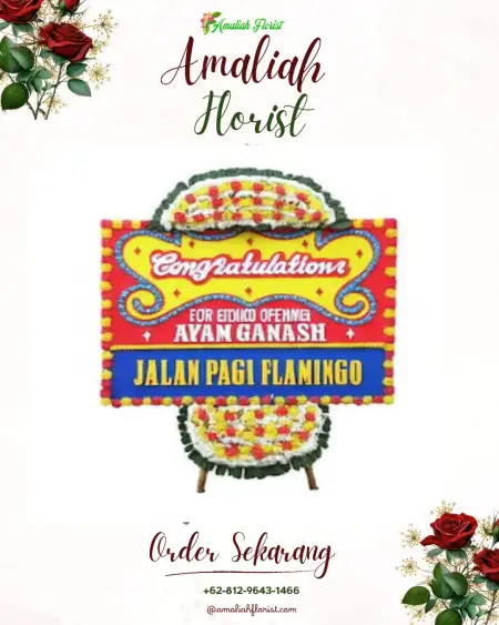 Sewa Papan Bunga Taban